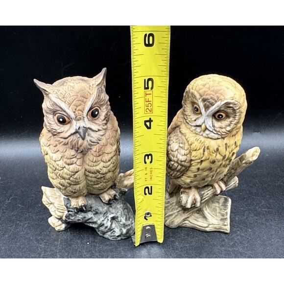 2 Vintage Ceramic Owls Made in Japan & Hand Painted Andrea Sadak? - Picture 2 of 11